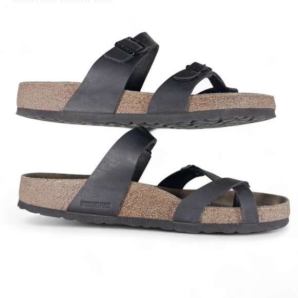 Birkenstock Mayari Sandal Size 42 Women 11 Men 9 Dark Brown - Picture 4 of 8